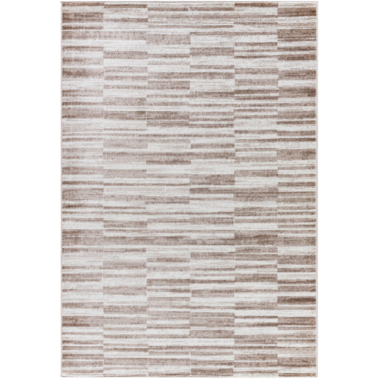 VARTIKA Scandi Modern Dark Brown Area Rug Flat