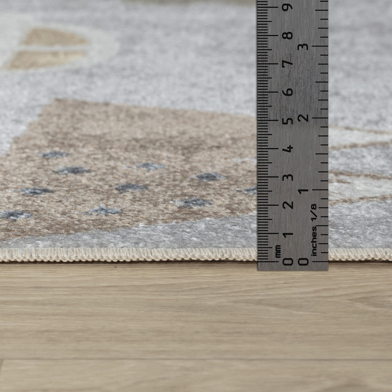 City Roads Rug - Machine Washable Kids Room Rug Pile