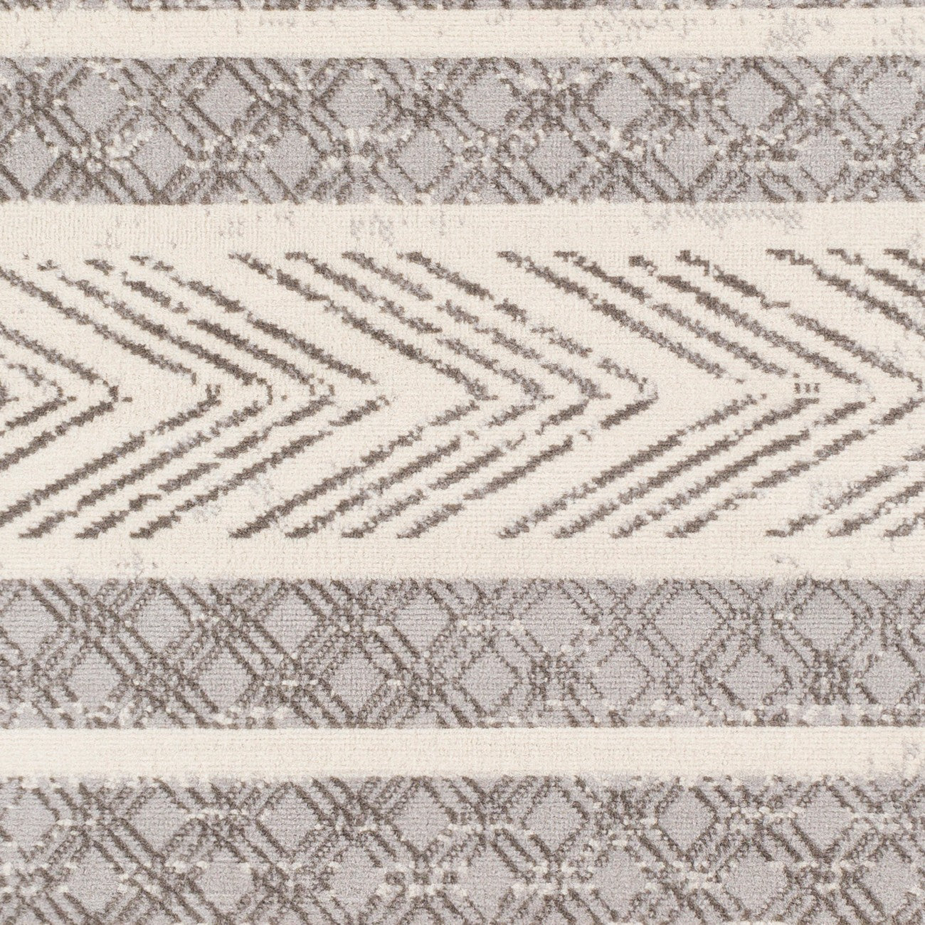 WAIFU Scandi Modern Light Grey Area Rug Swatch