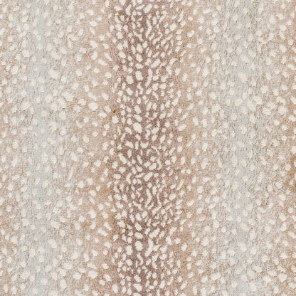 ZORINA Scandi Boho Tan Polka Dot Area Rug Swatch
