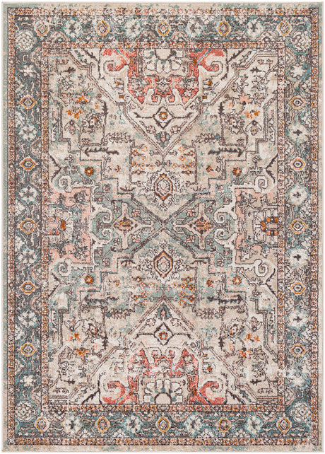 Dia Vintage Oriental Boho Brick Rug - Image 1