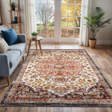 Celia Vintage Oriental Boho Brick Rug