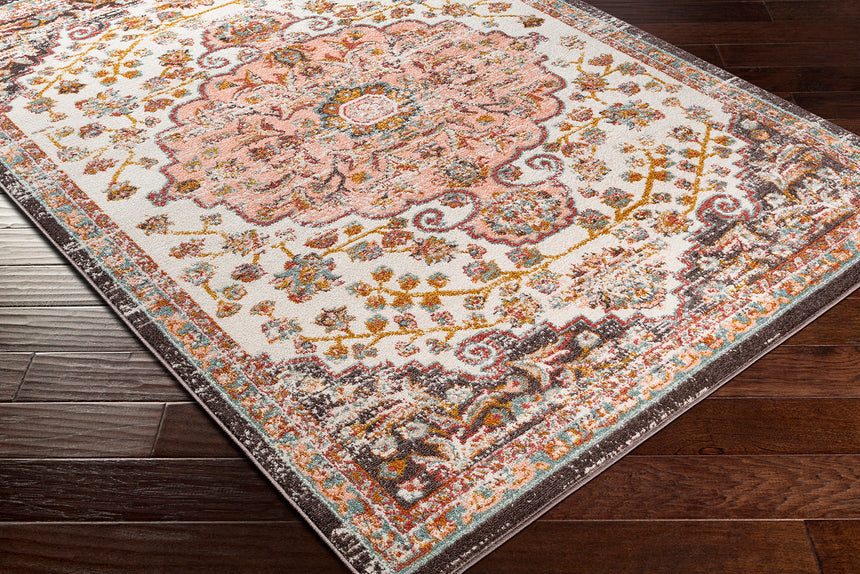 Celia Vintage Oriental Boho Brick Rug