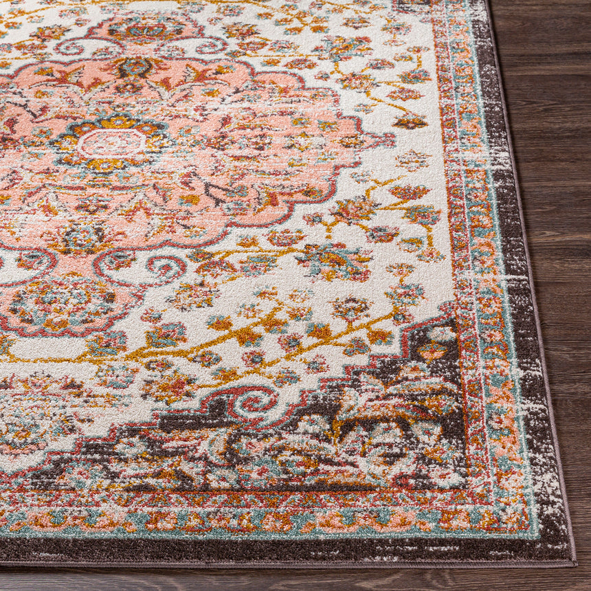 Celia Vintage Oriental Boho Brick Rug