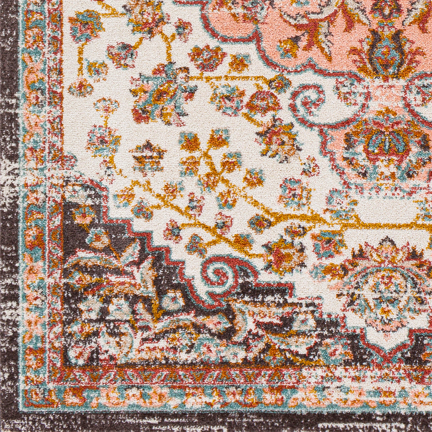 Celia Vintage Oriental Boho Brick Rug