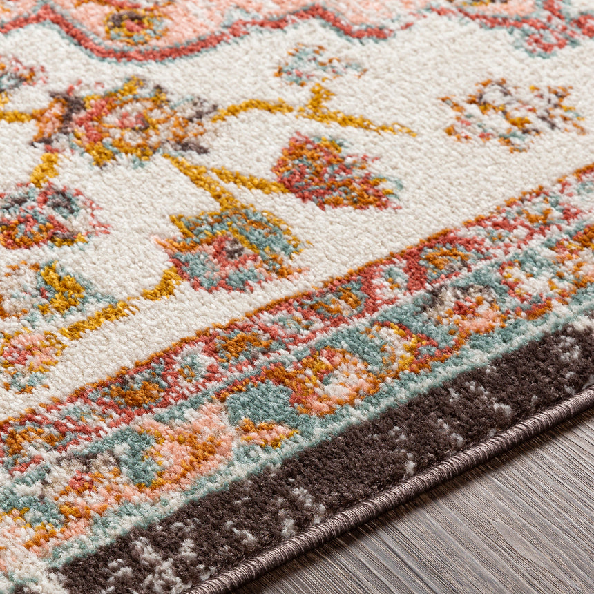 Celia Vintage Oriental Boho Brick Rug