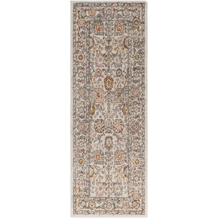 Amira Vintage Oriental Boho Burnt Orange Rug