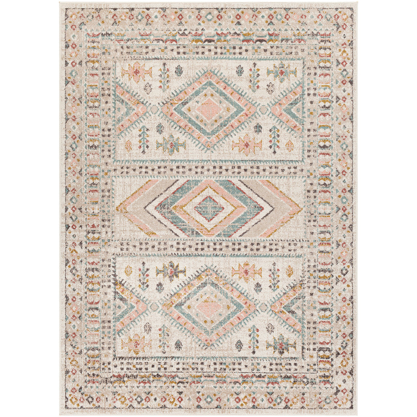 Evelyn Vintage Oriental Boho Brick Rug