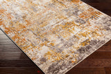 Jeevika Abstract Modern Marble Orange Rug