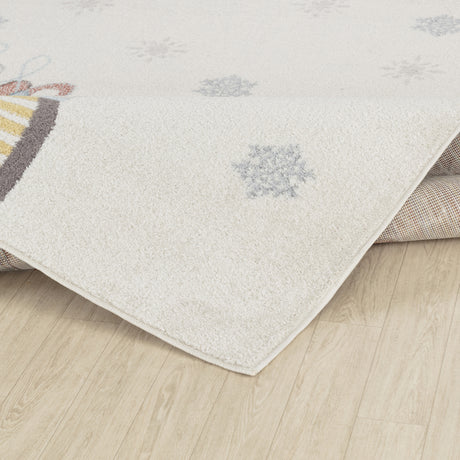 Dingo Kids Modern Multicolour/Blue Bedroom Rug - Image 4