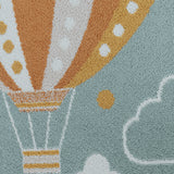 Monty Kids Modern Multicolour/Blue Bedroom Rug