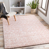 Saanjh Shaggy Global Plush Pile Blush Rug