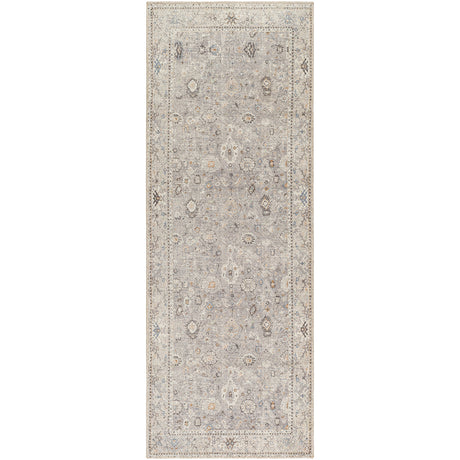 Davina Becki Owens x Livabliss Vintage Oriental Boho Light Grey Rug - Image 1