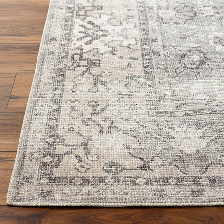 Davina Becki Owens x Livabliss Vintage Oriental Boho Beige/Dark Brown Rug - Image 5