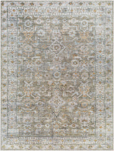 Darling Becki Owens x Livabliss Machine Washable Oriental Boho Khaki/Light Silver Rug - Image 1
