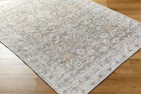 Darling Becki Owens x Livabliss Machine Washable Oriental Boho Khaki/Light Silver Rug - Image 6