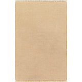 Kimi Becki Owens x Livabliss Solid And Border Camel Jute Rug