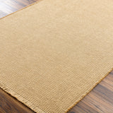 Kimi Becki Owens x Livabliss Solid And Border Camel Jute Rug
