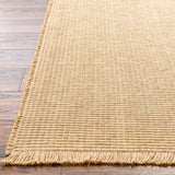 Kimi Becki Owens x Livabliss Solid And Border Camel Jute Rug