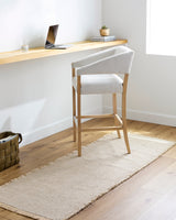Kimi Becki Owens x Livabliss Solid And Border Mocha Jute Rug