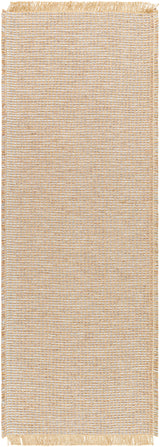 Kimi Becki Owens x Livabliss Solid And Border Taupe Jute Rug