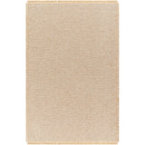 Kimi Becki Owens x Livabliss Solid And Border Taupe Jute Rug