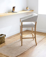 Kimi Becki Owens x Livabliss Solid And Border Taupe Jute Rug