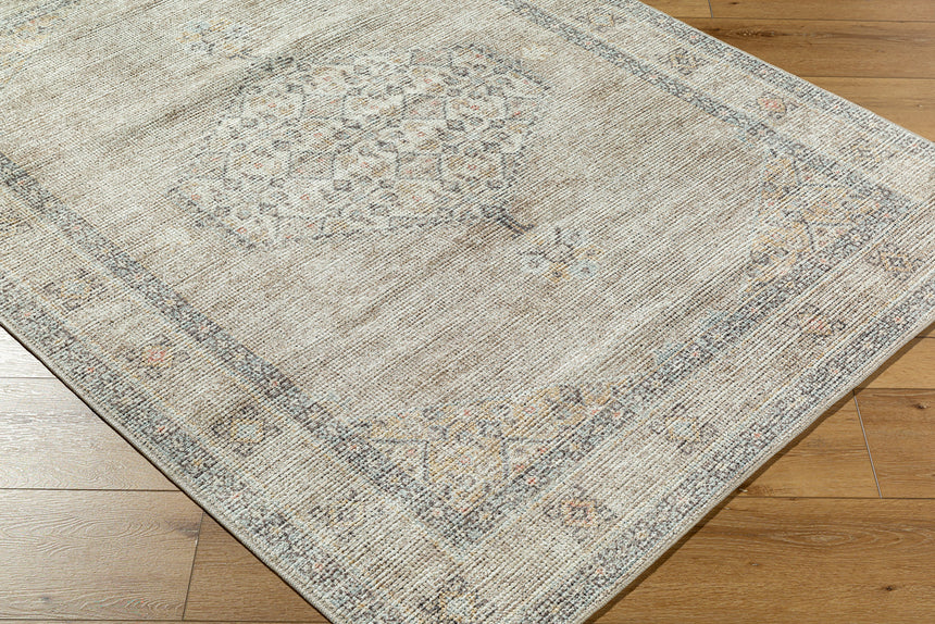 Lila Becki Owens x Livabliss Vintage Oriental Boho Brown/Cream Rug
