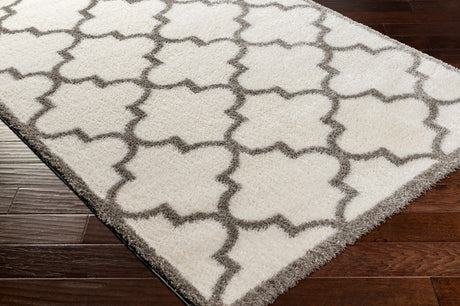 Ellie Shaggy Cottage Plush Pile Ivory Rug - Image 6