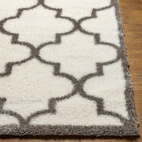 Ellie Shaggy Cottage Plush Pile Ivory Rug - Image 5