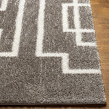 Scartlett Shaggy Modern Plush Pile Dark Grey Rug