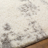 Sayuntka Shaggy Modern Plush Pile Ivory Rug
