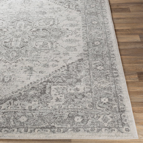 Farah Vintage Oriental Boho Grey/White Rug - Image 5