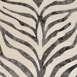 Cybele Scandi Boho Zebra Charcoal Rug