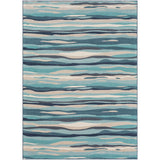 Houda Scandi Modern Aqua Rug