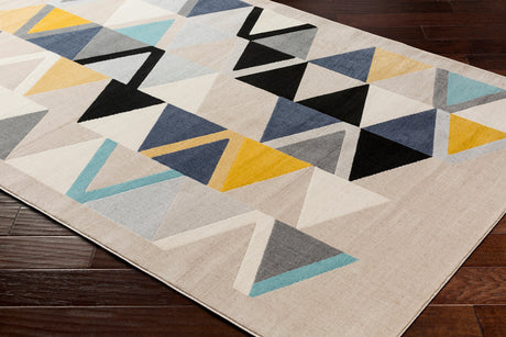 Delaney Scandi Geometric Mustard Rug - Image 6