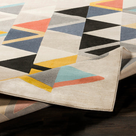 Delaney Scandi Geometric Taupe Rug - Image 4