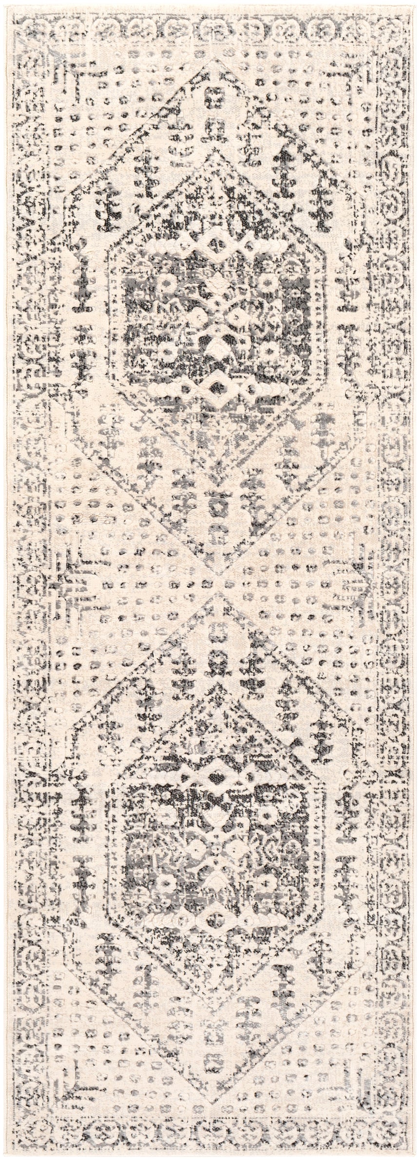 Calix Vintage Oriental Boho Beige/Grey Rug