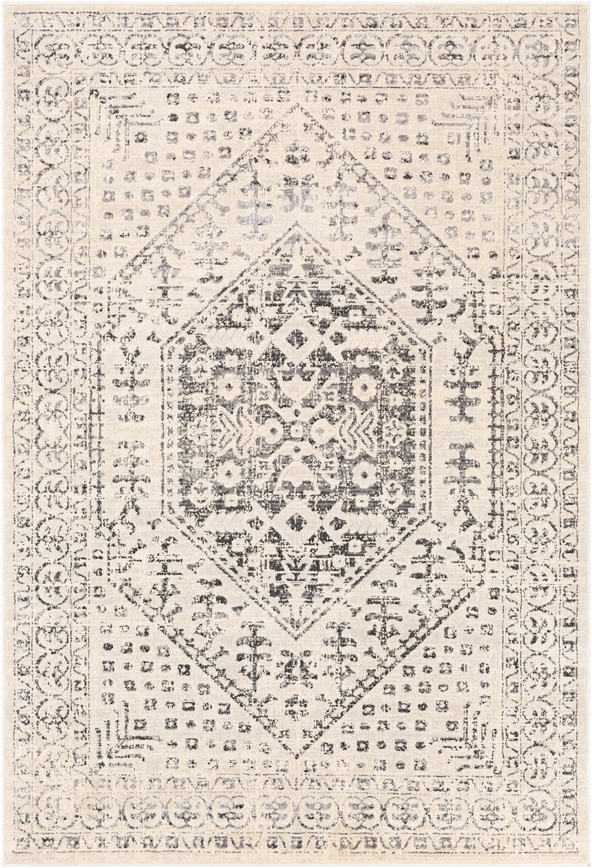 Calix Vintage Oriental Boho Beige/Grey Rug