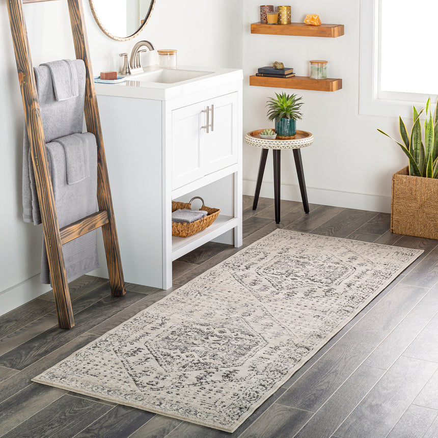 Calix Vintage Oriental Boho Beige/Grey Rug