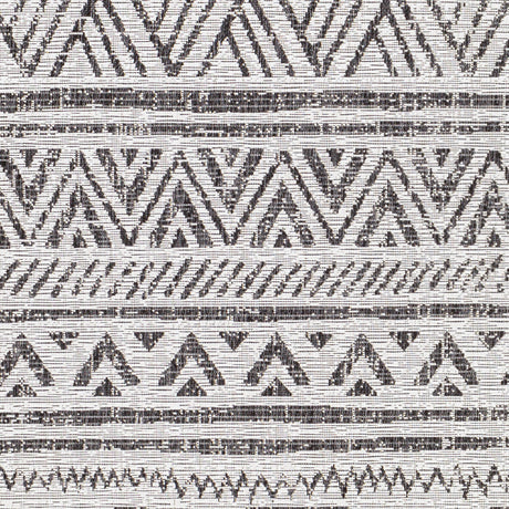 Titi In- & Outdoor Geometric Black Rug - Image 7