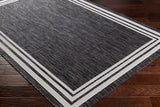 Akriti In- & Outdoor Traditionnal Boho Dark Grey Rug