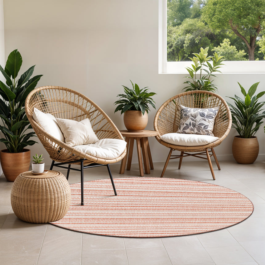 Kavita In- & Outdoor Global Coral/Pink Rug