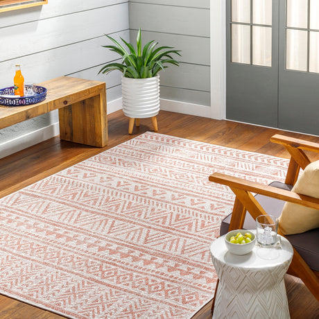 Diksha In- & Outdoor Global Coral/Pink Rug - Image 2