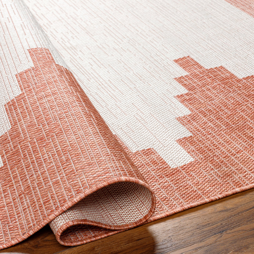 Rubal In- & Outdoor Global Coral/Grey Rug