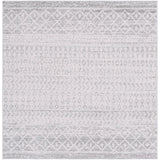 Mila Scandi Geometric Light Grey/White Rug