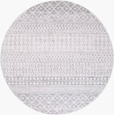 Mila Scandi Geometric Light Grey/White Rug