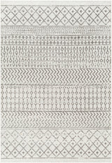 Mila Scandi Geometric Grey Rug