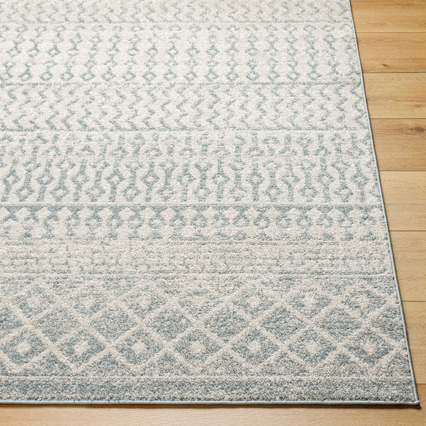 Mila Scandi Modern Boho Light Beige/Grey Rug