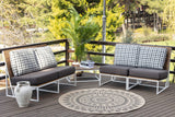 Vera In- & Outdoor Cottage Jute-Look Beige/Black Rug